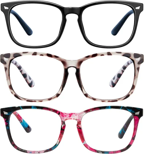 Vista 18 de hunsquer Gafas de luz azul para mujer/hombre