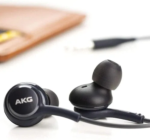 Vista 3 de Auriculares intrauditivos originales Samsung AKG de 0.138 in con control remoto y micrófono para Galaxy A71, A31, Galaxy S10, S10e, Note 10, Note