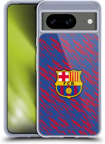 Vista 75 de Head Case Designs Funda de gel con licencia oficial del FC Barcelona Barca Crest Patterns [protección de grado militar] compatible con Google Pixel 3