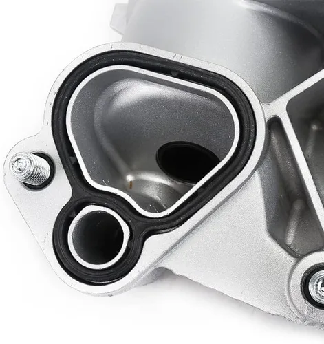 Vista 6 de 93186324 25199751 Enfriador de aceite de motor con conjunto de filtro de aceite 93186324 Reemplazo para GM Chevrolet Cruze Aveo Aveo5 Sonic