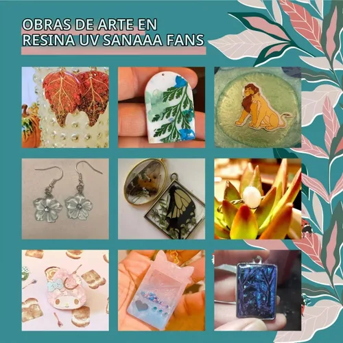 Vista 5 de SANAAA Resina UV Transparente Dura Tipo Claro 100g, Resina de Secado UV Activado por Luz Solar para Hacer Joyería DIY de Pendientes y Colgantes