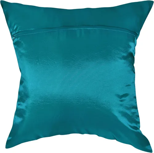 Vista 4 de AeraVida Juego de 2 fundas de cojín inspiradas en elefantes tailandeses y sol en rayas azul real y verdes, para decoración colorida y moderna
