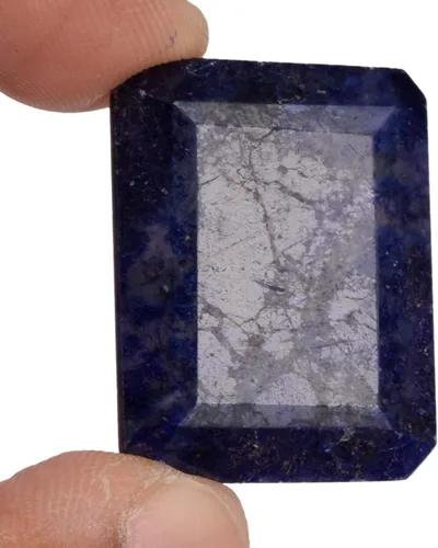 Vista 4 de GEMHUB Tamaño del dije gema de zafiro azul de 44.00 quilates, piedra preciosa certificada por huevo de zafiro azul, piedra suelta de corte