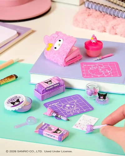 Vista 11 de MGA's Miniverse Make It Mini Hello Kitty and Friends Series 3 Mini coleccionables, Sanrio, réplicas de papelería retro, manualidades, bricolaje, 8+