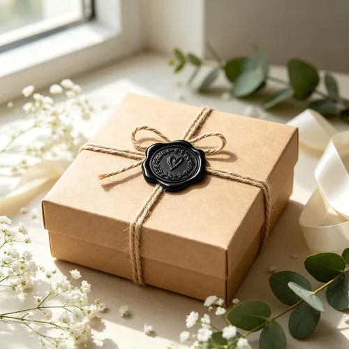 Vista 6 de Whaline 50 calcomanías de sello de cera en relieve, calcomanías de sello de corazón negro, etiquetas autoadhesivas para boda, fiesta de cumpleaños