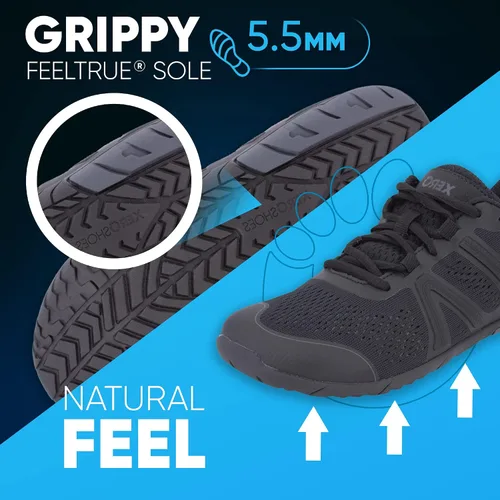 Vista 6 de Xero Shoes HFS - Tenis de fitness para hombre, ligeros, inspirados en la sensación de ir descalzo, minimalistas Tenis Zero Drop