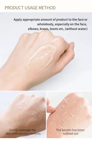 Vista 3 de Gel exfoliante naranja, gel hidratante para rostro y cuerpo, exfoliante facial hidratante de limpieza profunda, exfoliante facial de gel natural