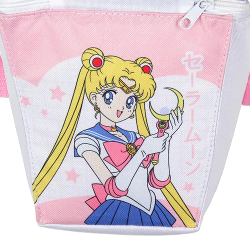 Vista 3 de Sailor Moon Merch - Lonchera aislada para hombres y mujeres, 8 pulgadas