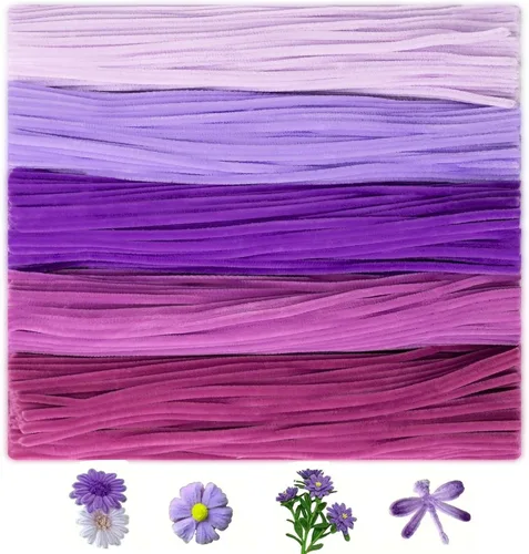 Vista 8 de 1000 piezas de 12 pulgadas de limpieza de tuberías para manualidades 1000 limpiapipas
