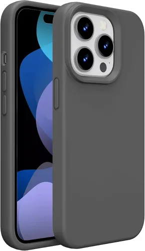 Vista 27 de Funda de silicona prémium para iPhone SE/8/7, con forro de microfibra suave antiarañazos, a prueba de golpes, color negro, iPhone SE/8/7