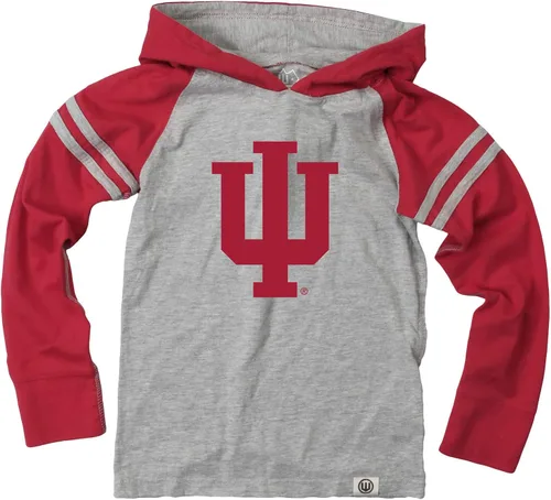 Vista 28 de Wes and Willy - Sudadera con capucha de manga larga para niños de universidad con rayas