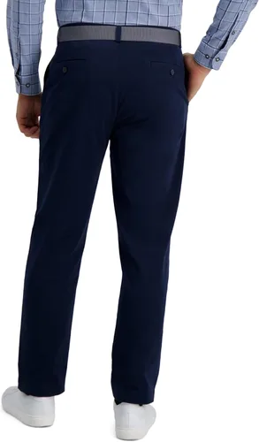 Vista 2 de HAGGAR Pantalón casual de sarga de ajuste recto para hombre