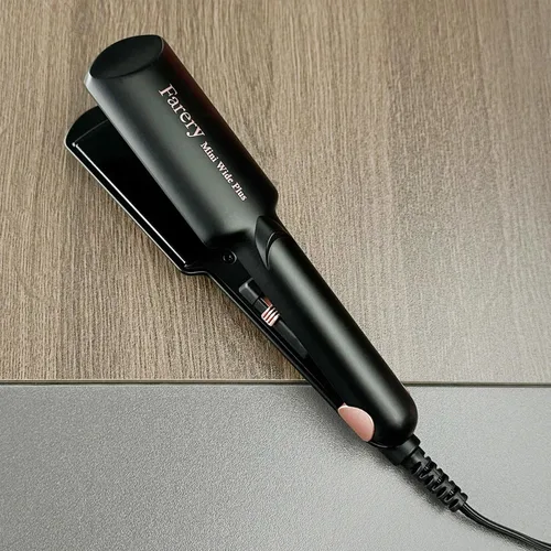 Vista 9 de FARERY Mini plancha de pelo de viaje, plancha plana portátil de 1.5 Negro