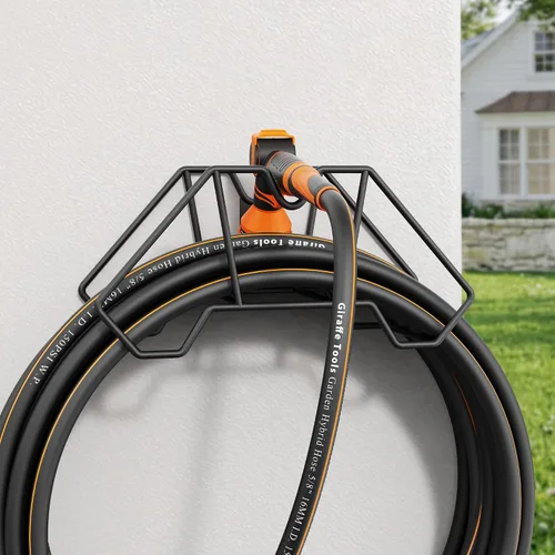 Vista 8 de Giraffe Tools Soporte para manguera de jardín con 4 picos con capacidad