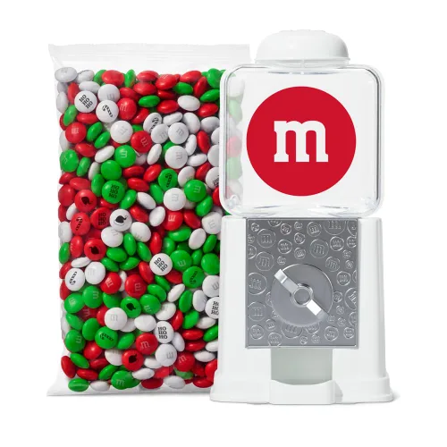 Vista 13 de M&M'S WORLD Dulces de Chocolate con Leche de Navidad - 2 Libras de Chocolate de Color Festivo a Granel Para Bolsas de Dulces de Navidad