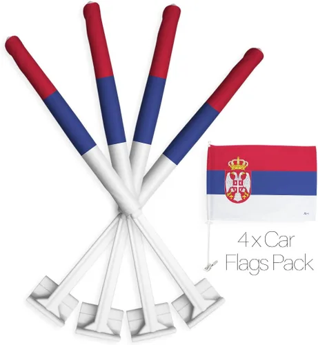 Vista 149 de Paquete de bandera de coche de la Copa del Mundo 2022 de Gales, bandera americana para carros, decoración de automóviles, pancarta pequeña