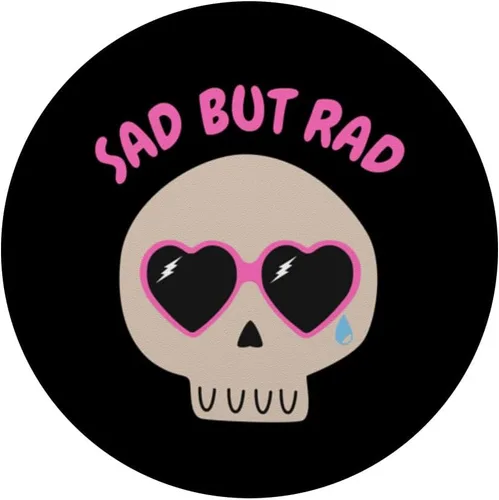 Vista 3 de Camiseta Kawaii Goth con diseño de calavera para adolescentes con diseño de calaveras intercambiables
