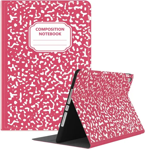 Vista 8 de Funda para iPad de 9ª/8ª/7ª generación 2021/2020/2019 de 10.2 pulgadas, soporte de visión multiángulo de 10.2 pulgadas, funda Folio Smart Auto Negro