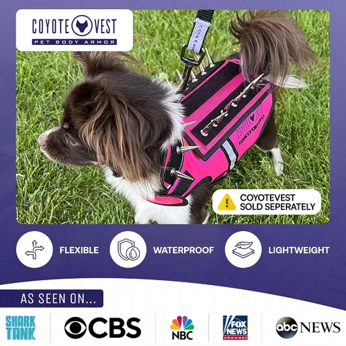 Vista 5 de HawkShield - Almohadilla para CoyoteVest o chaleco de espigas, chaleco de arnés protector para perro, complemento para proteger a tu mascota de aves