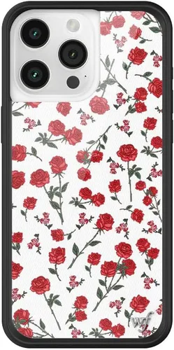 Vista 2 de Wildflower Cases - Funda Surf's Up, Compatible con Apple iPhone 15 Pro Max Moderno, Rojo, Morado, Floral, Verano, Playa - Parachoques Protector