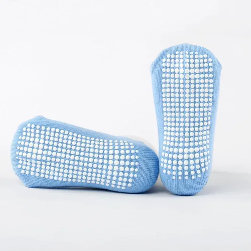 Vista 3 de Calcetines tobilleros antideslizantes con agarres, calcetines elásticos para bebés, para niños y niñas, recién nacidos, 6 pares de 1 a 3 años