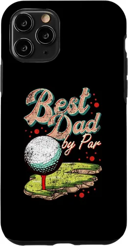 Vista 10 de iPhone 15 Best Dad By Par Golf Golfer Golfing Cute Funny Fan Gag Case