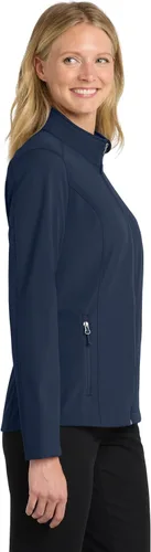 Vista 4 de Port Authority Ladies Core Soft Shell Jacket azul marino (Dress Blue Navy)
