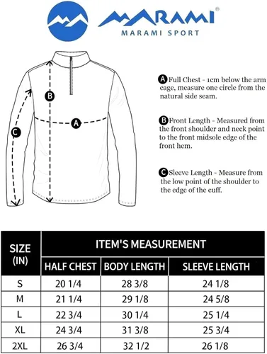 Vista 6 de Sudadera de manga larga con forro polar UPF50+ para hombre, con cremallera de un cuarto, sudadera de golf