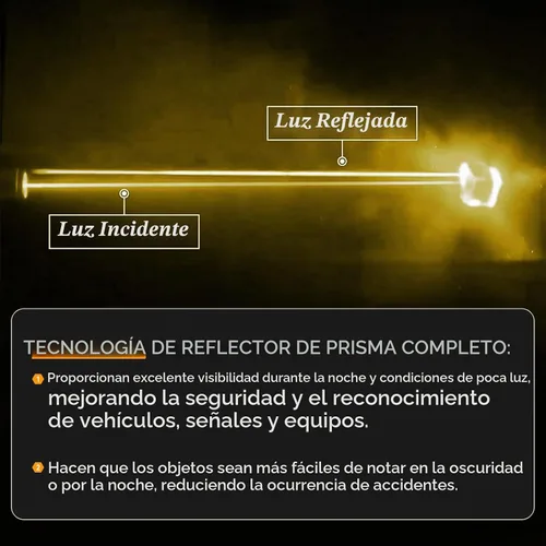 Vista 4 de PHIXBEAR 20 piezas calcomanías reflectantes súper reflectantes hechas de 3M 823i, cinta reflectante de seguridad para automóvil, bicicleta, buzón