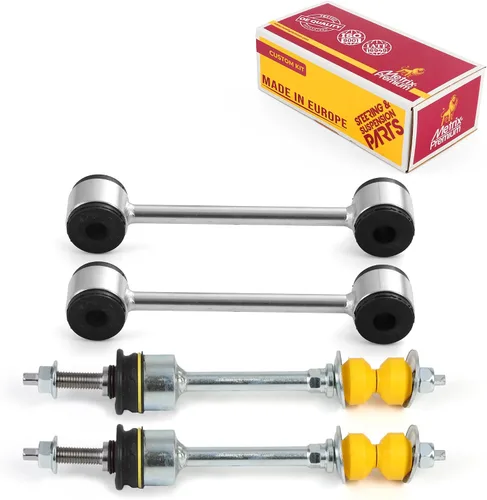 Vista 39 de Metrix Premium Chassis Parts - Kit de 4 piezas de barra estabilizadora delantera y trasera con enlace de extremo de barra estabilizadora para Ford
