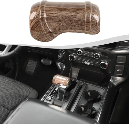 Vista 10 de Cubierta de la perilla de la palanca de cambios compatible con Ford F150 2021-2025+ (bronce)