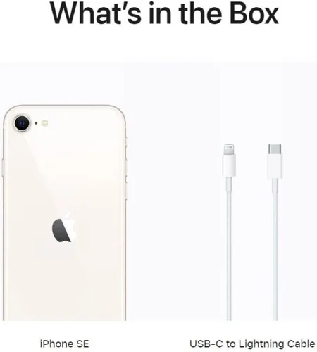 Vista 5 de Apple - iPhone SE 3ª generación, 64 GB, Starlight: desbloqueado (renovado prémium)