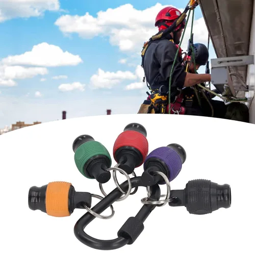 Vista 2 de 6pcs 1/4in Socket Bit Holder Portable Destornillador Llavero Herramienta para uso al aire libre