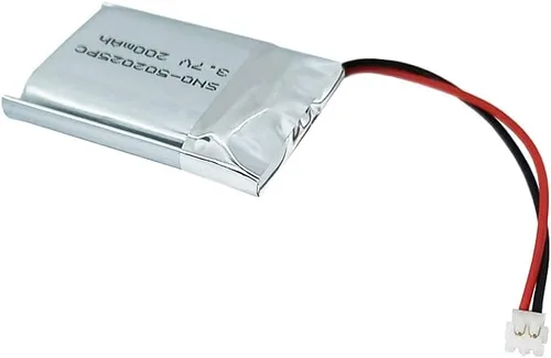 Vista 2 de Batería de repuesto de 200mAh 3.7V para Compustar Pro RFX T2, Pro RFX-P2WT12, RFX-P2WT12-SS, P2WT11-SS, 2WT11R, 2WT12-SS, 2WT11R-SS, JHY442027