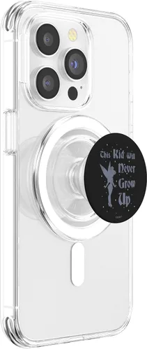 Vista 3 de Disney Peter Pan Tinkerbell Never Grow Up PopSockets MagSafe PopGrip para iPhone