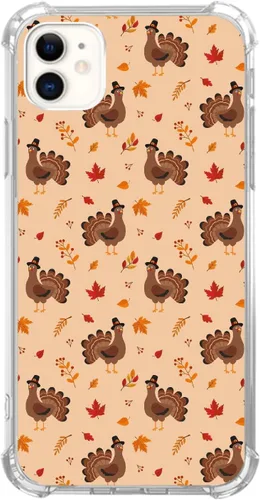 Vista 10 de Funda de teléfono con diseño de calabaza de otoño de Halloween, compatible con iPhone 11, diseño de collage estético otoñal, funda única de TPU