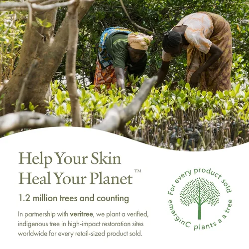 Vista 5 de EmerginC Scientific Organics - Kit facial de rejuvenecimiento facial – Juego de cuidado de la piel exfoliante de un solo uso para eliminar