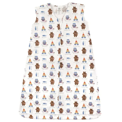 Vista 13 de Luvable Friends - Saco de dormir para bebé sin mangas, diseño unisex, Saco de dormir de algodón sin mangas, saco de dormir, manta, 0-6 meses