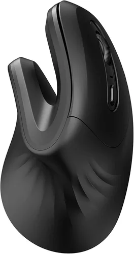 Vista 10 de MOJO Ultimate Grip Silent Master Mouse - Mouse recargable Bluetooth/inalámbrico óptico con sensibilidad ajustable y botones silenciosos