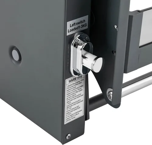 Vista 6 de Estante desplegable para gabinete, organizador superior de almacenamiento de armario de pared de cocina con 2 niveles, organizador de estante