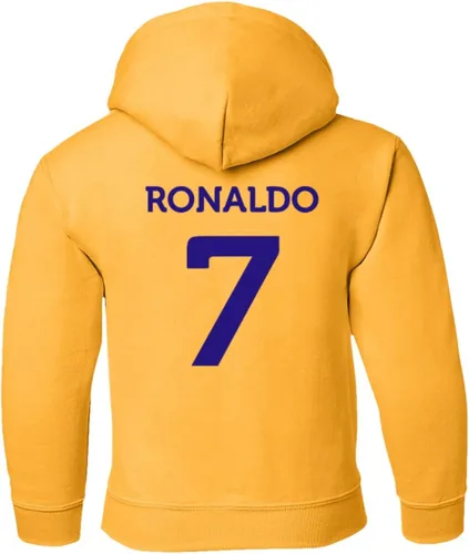 Vista 3 de FLAURA Al Nassr Soccer #7 Ronaldo - Sudadera con capucha para jóvenes