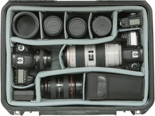 Vista 3 de SKB Cases 3i-1813-7DL iSeries - Funda para cámara profesional, color negro y gris
