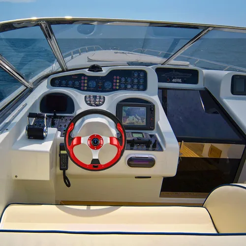 Vista 6 de Volante universal de carrito de golf para Club Car, EZGO, Yamaha, Star Car y otras marcas de carritos de golf y barcos. El adaptador se vende por