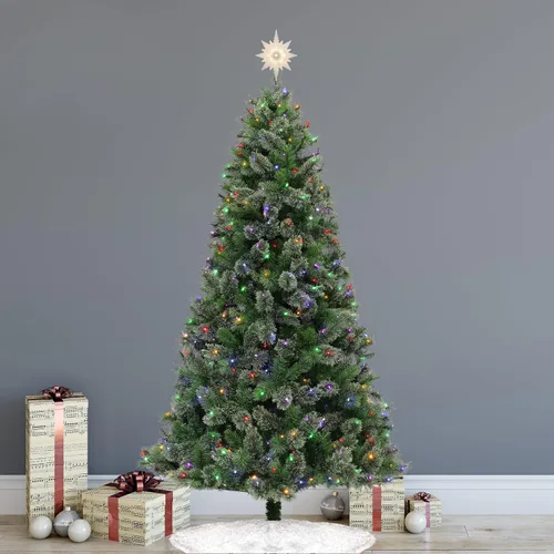 Vista 3 de Philips Treetopper estrella esmerilada de 12 pulgadas con bobina - 3 funciones de luz con caja de control - Uso interior - 10 LED de microdot