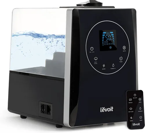 Vista 5 de LEVOIT Classic300S Humidificador ultrasónico inteligente de llenado superior, tanque extra grande de 6 litros para toda la familia y humidificador