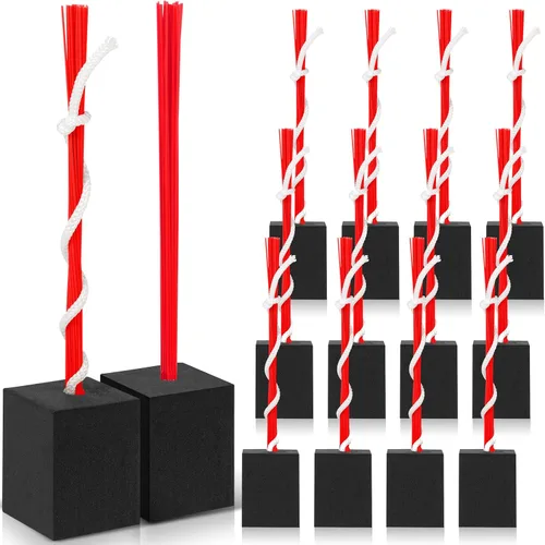 Vista 9 de Shappy 12 tapones de base de béisbol con borla, tapones de anclaje resistentes para campo de béisbol y accesorios de sóftbol