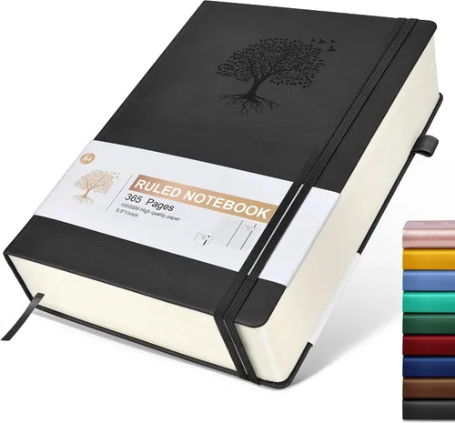 Vista 48 de Ansopu Cuaderno de puntos, 360 páginas numeradas, cuadrícula de puntos, de 8.5 x 11 pulgadas, papel de punto de 3.53 oz/m², tapa dura gruesa