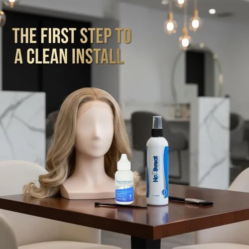 Vista 3 de Professional Hair Labs Antitranspirante antitranspirante para el cuero cabelludo que evita el aceite y el sudor para asegurar la unión adhesiva