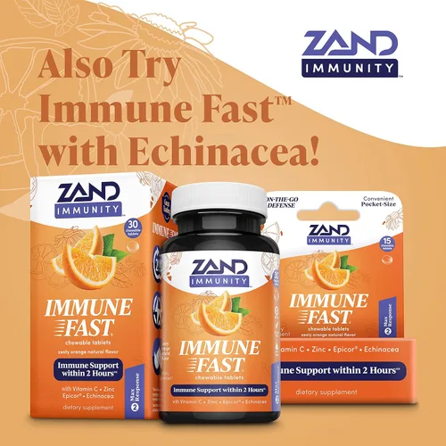 Vista 5 de Gomitas de inmunidad de saúco con zinc y vitamina C de ZAND - Suplemento de apoyo inmunológico - Gomitas de saúco con DV de zinc y vitamina C