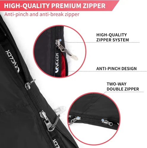 Vista 8 de Down Sleeping Bag for Adults, 600 Fill Power Ultralight Backpacking